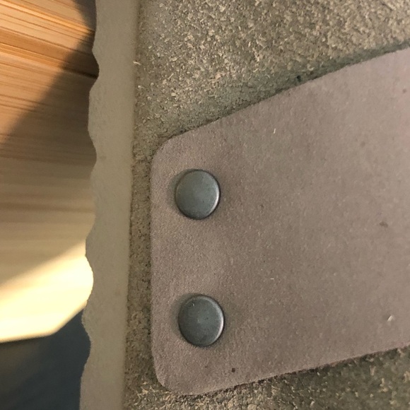 Birkenstock Brown Suede Footbed Sandals - Picture 9 of 16